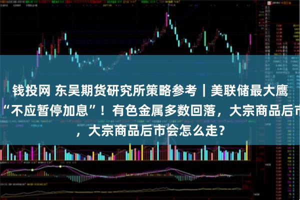 钱投网 东吴期货研究所策略参考｜美联储最大鹰派现身表示“不应暂停加息”！有色金属多数回落，大宗商品后市会怎么走？